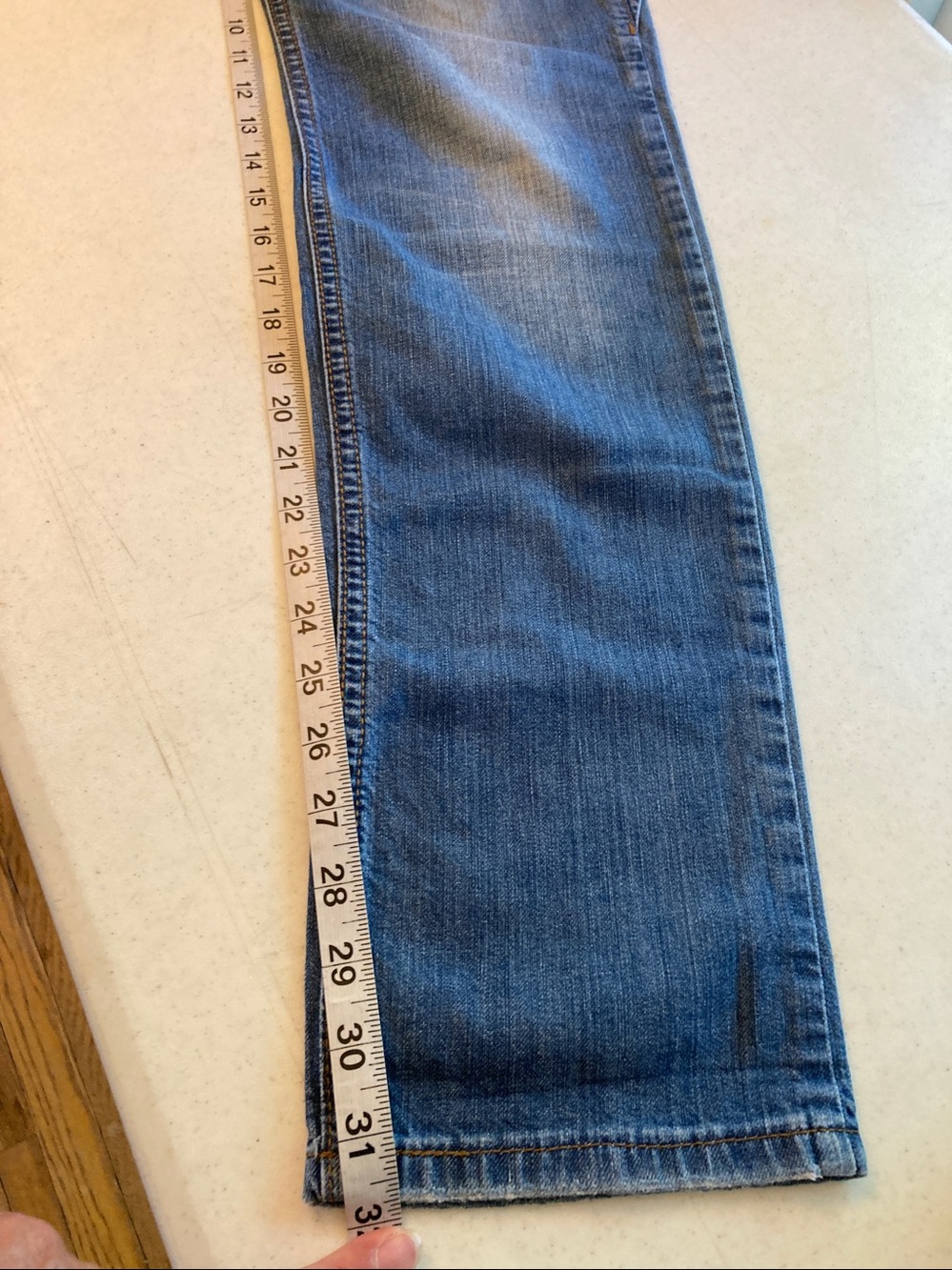 Love Moschino Women's Straight Leg Jeans in Blue Wash - Picture 8 of 10
